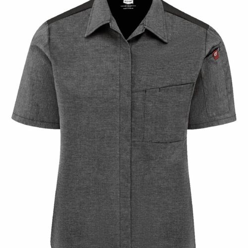 Women's Poplin Airflow Cook Shirt with OilBlok Thumbnail