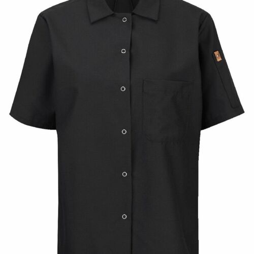 Women's Mimix™ Short Sleeve Cook Shirt with OilBlok Thumbnail