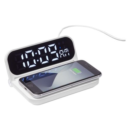 Foldable Alarm Clock & Wireless Charger Thumbnail