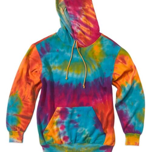Unisex Classic Fleece Tie-Dye Hooded Sweatshirt Thumbnail
