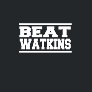 White on Black Beat Watkins - Adult Fan Favorite T Design