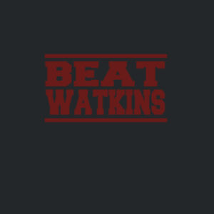 Maroon on Black Beat Watkins  - Youth Fan Favorite T Design