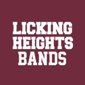 Licking Heights Bands  - Adult Fan Favorite T Design